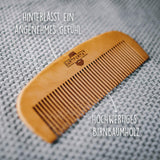 Bartkamm aus 100% Birnbaumholz