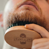 Bartbürste aus Buchenholz und Wildschweinborsten