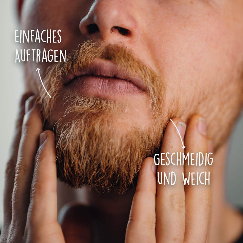 Bartöl (50 ml) mit Jojobaöl, Mandelöl, Arganöl, Traubenkernöl