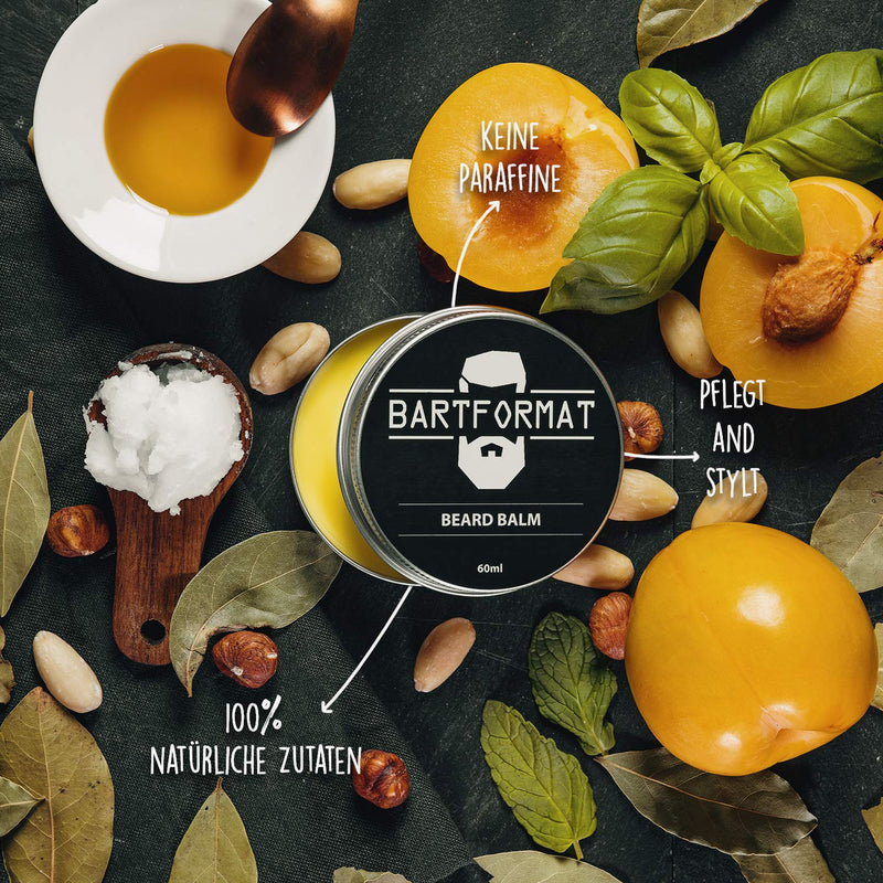 Bartpflegeset für Männer 6-teilig inkl. gratis Bartshampoo