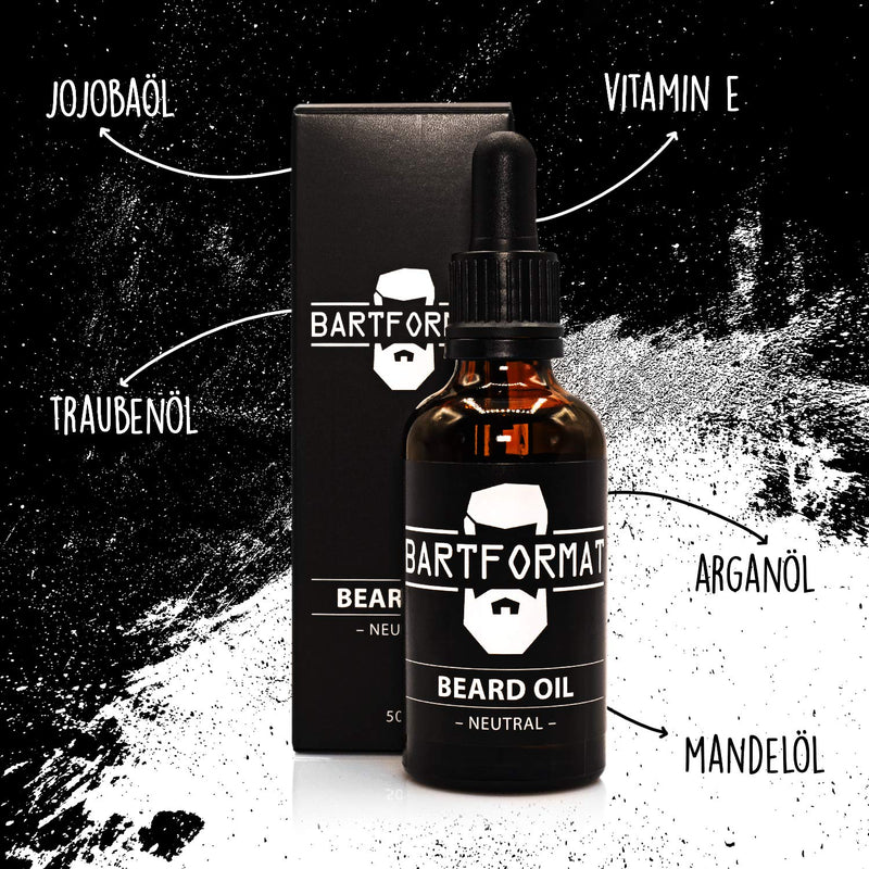 Bartpflegeset für Männer 6-teilig inkl. gratis Bartshampoo