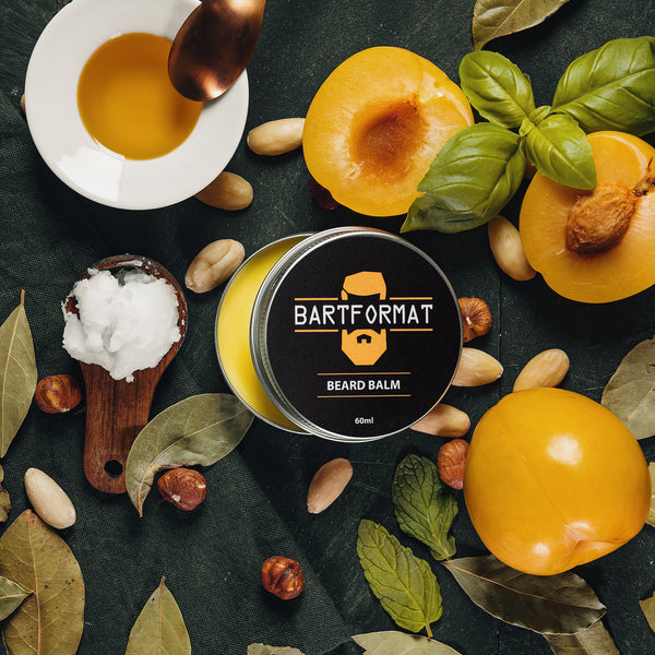 3x Bartbalsam (60 ml ) - Spare 21%! Natürliches Bartpflege Balsam für geschmeidige Barthaare - Beard Balm mit Sheabutter, Aprikosen, Jojoba und Argan Öl