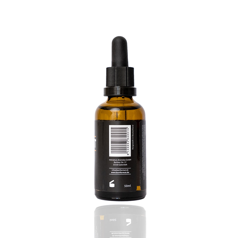 Bartöl (50 ml) mit Jojobaöl, Mandelöl, Arganöl, Traubenkernöl