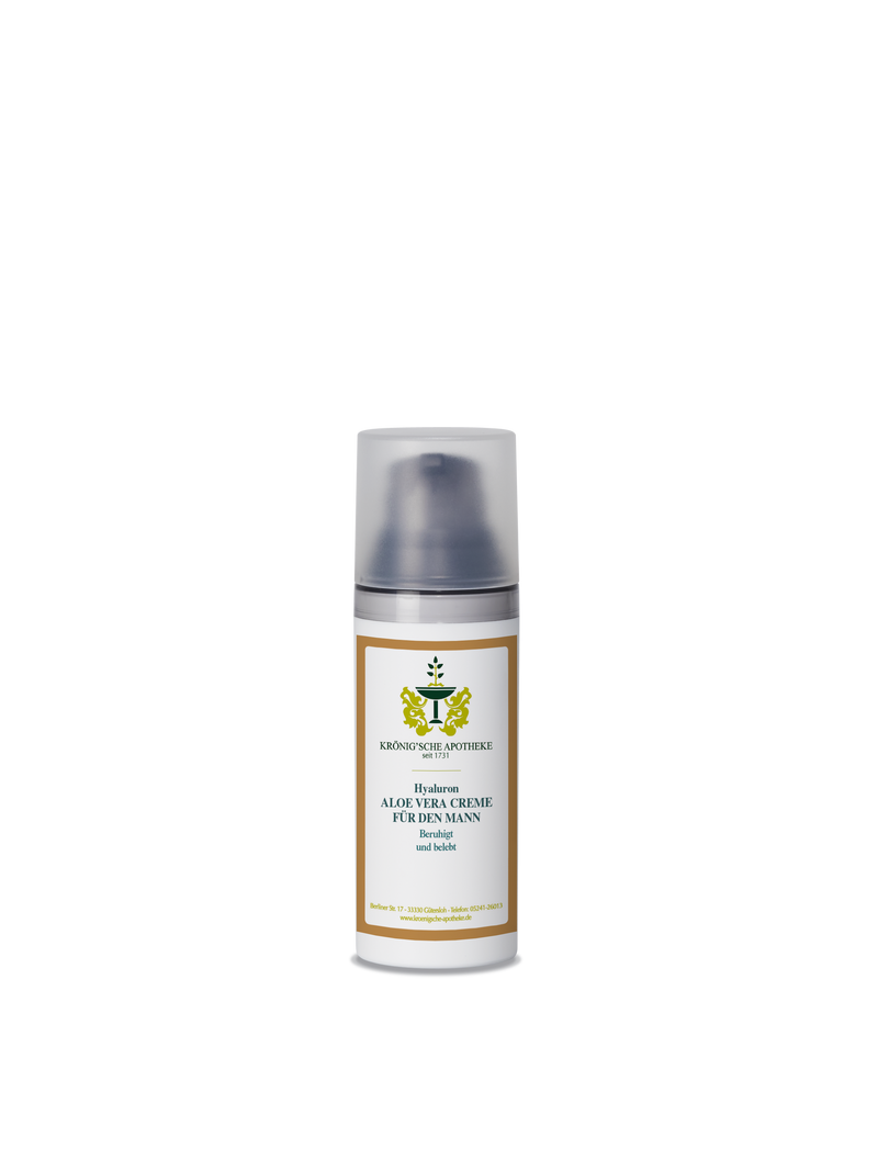 Aloe Vera Creme für den Mann mit Hyaluron